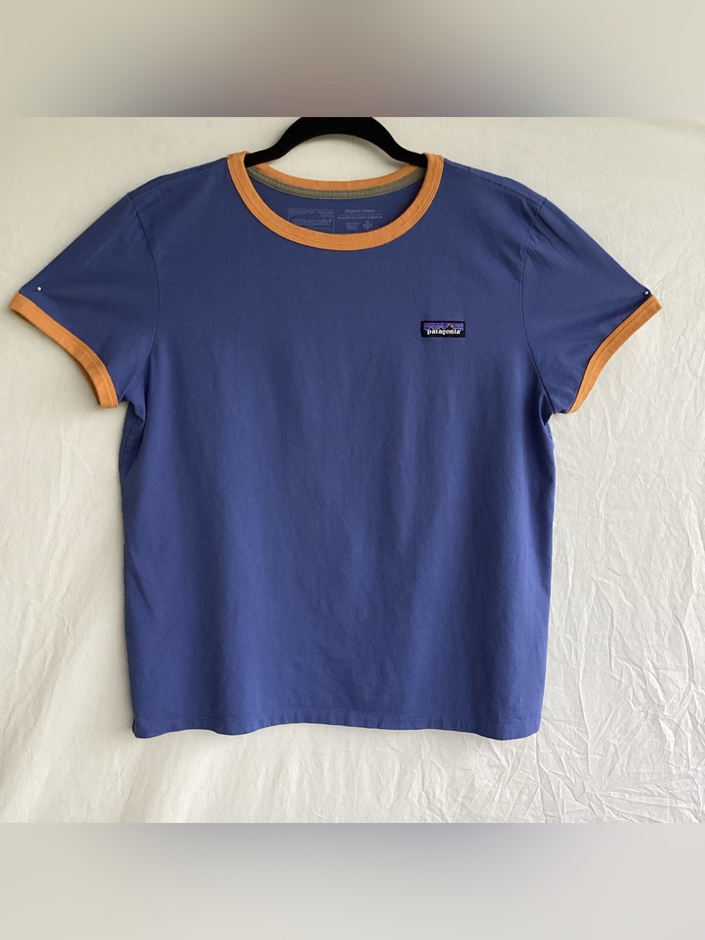 Patagonia P-6 label ringer t shirt organic cotton